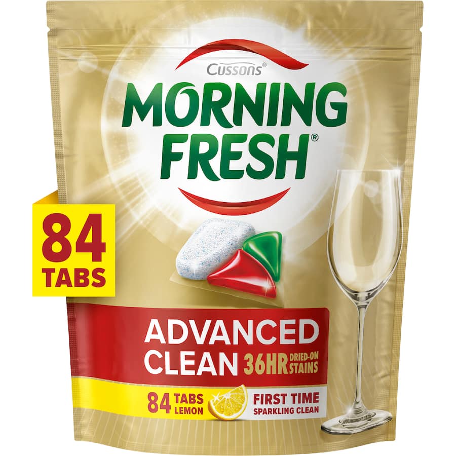 Morning Fresh Advanced Clean Dishwasher Tablets Lemon