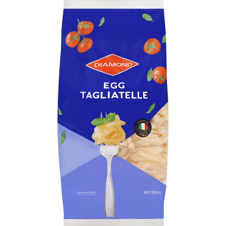 Diamond Pasta Egg Tagliatelle