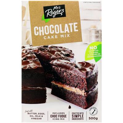 mrs rogers cake mix chocolate