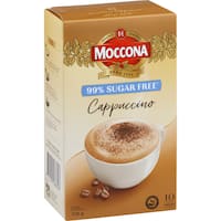 Moccona Sugar Free Cappuccino Coffee Sachets (10pk)