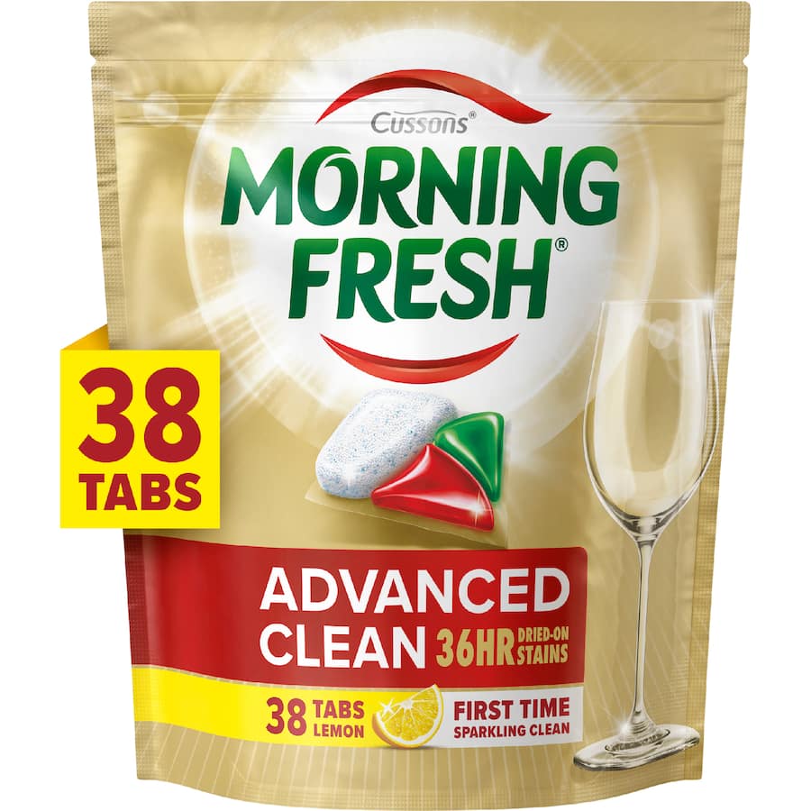 Morning Fresh Advanced Clean Dishwasher Tablets Lemon