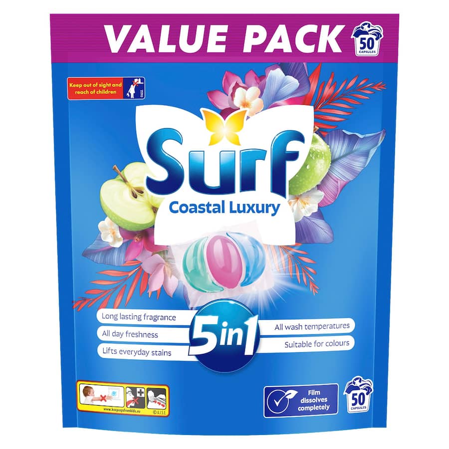 Surf Laundry Capsules Luxury 5In1 Coastal