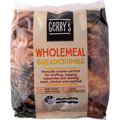 gerry's bread crumbs wholemeal