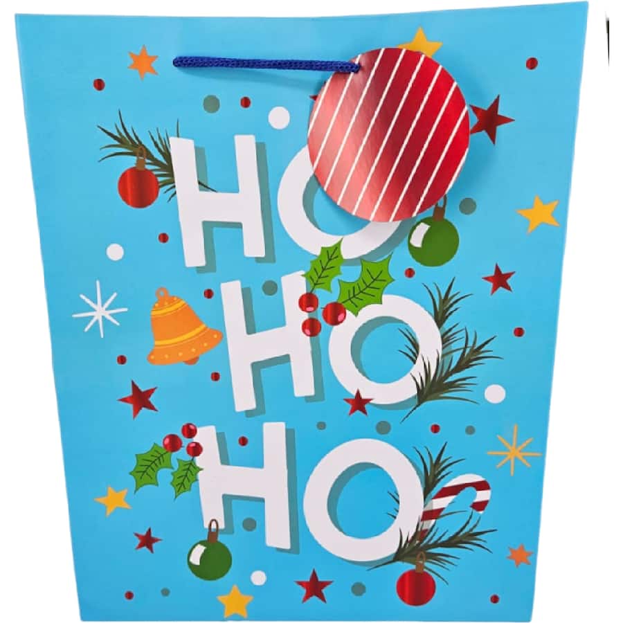 Christmas Gift Bag Large Hohoho