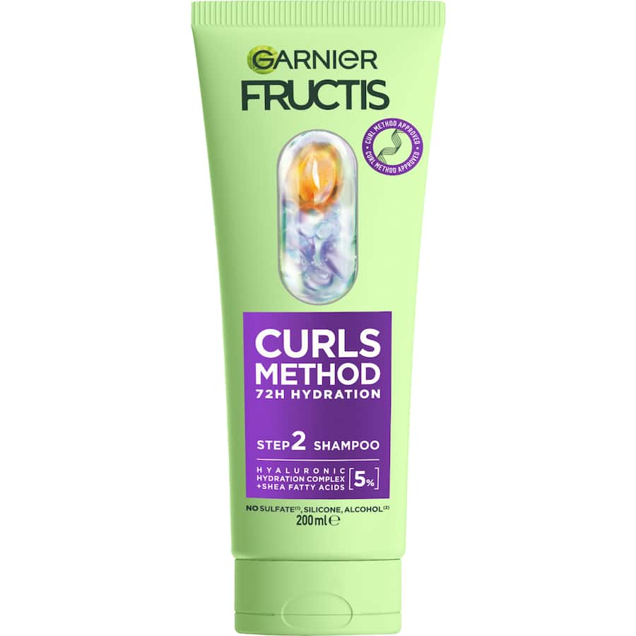 Garnier Fructis Shampoo Curls Method 72H Hydration