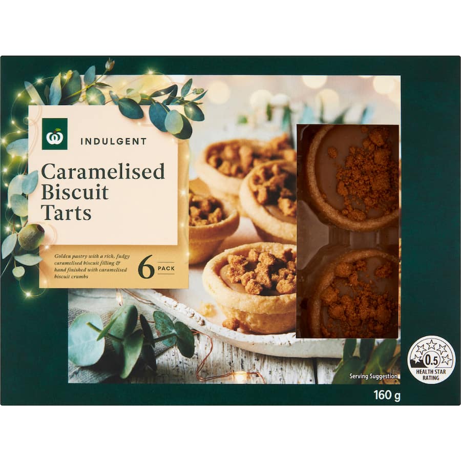 Woolworths Tart Caramelised Biscuit