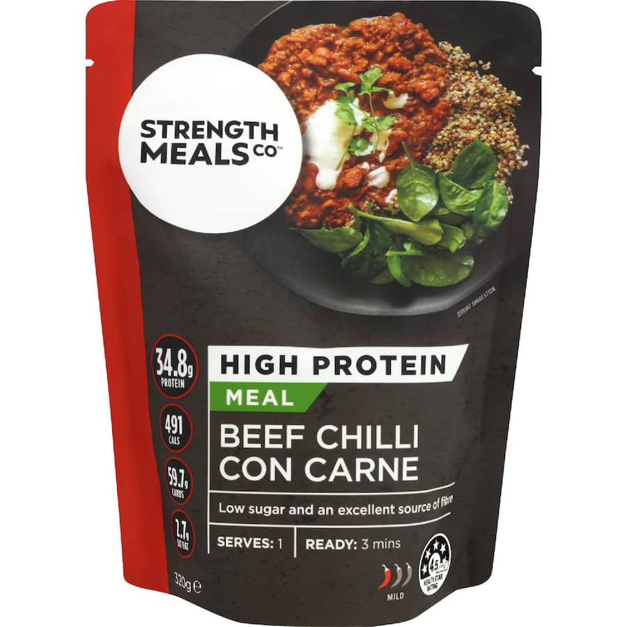 Strength Meals Co Beef Con Carne Chilli