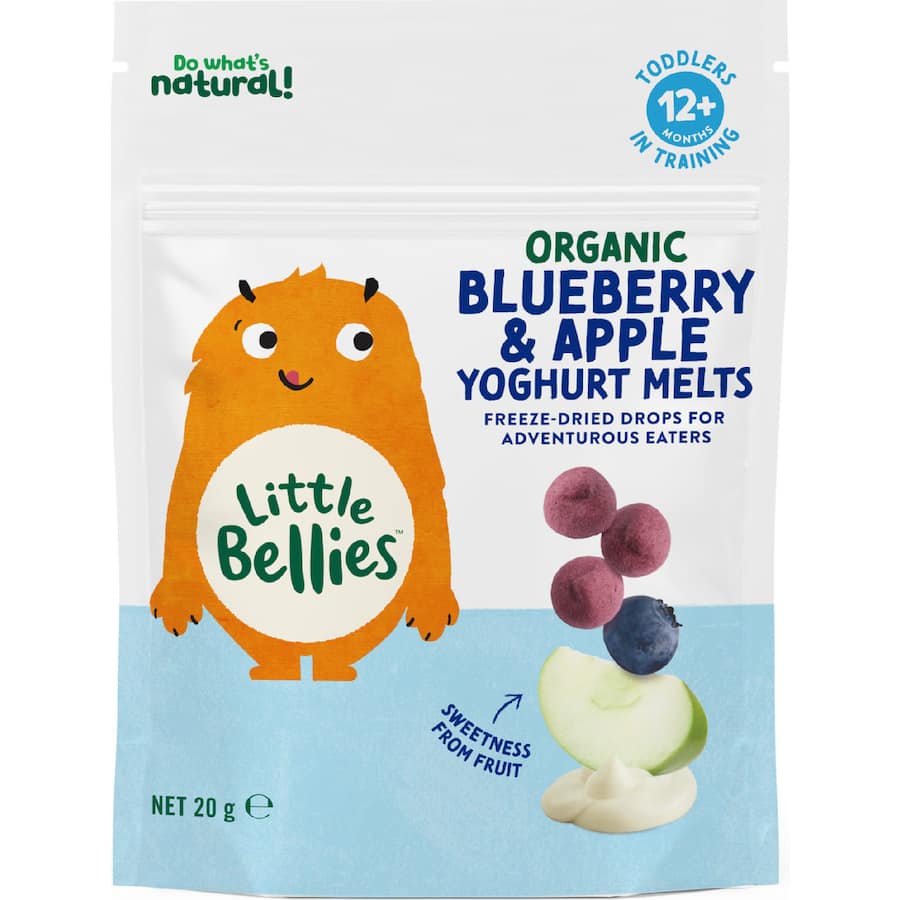 Little Bellies Organic Yoghurt Melts Blueberry & Apple