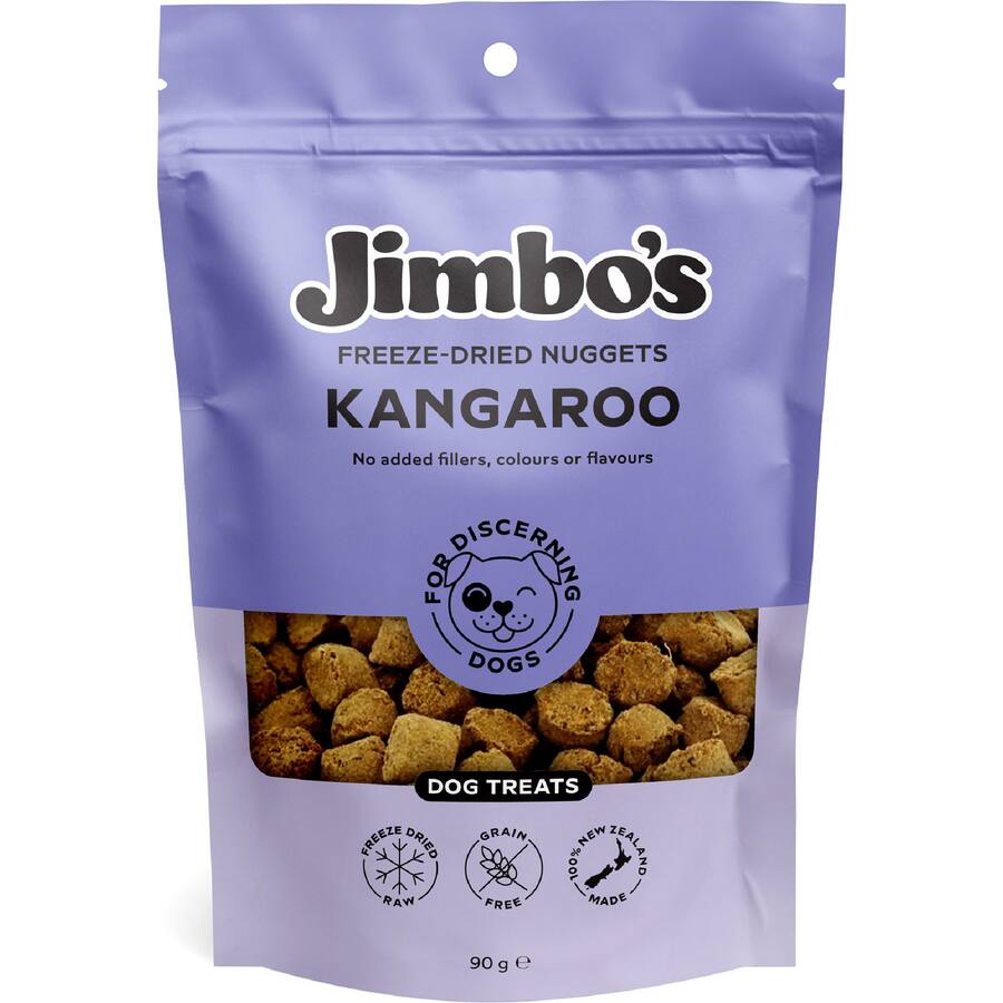 Jimbo's Dog Treats Freeze Dried Kangaroo Nuggets