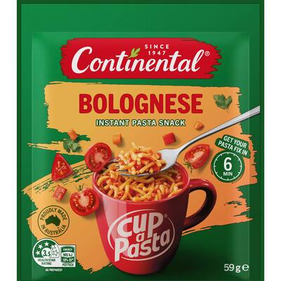 continental cup a pasta bolognese