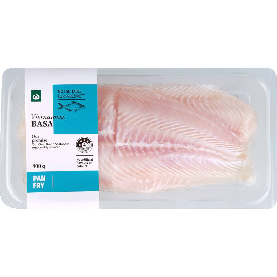 Woolworths Fresh Fish Fillets Basa