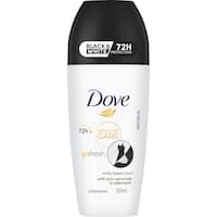 dove women deodorant roll on advanced care black & white