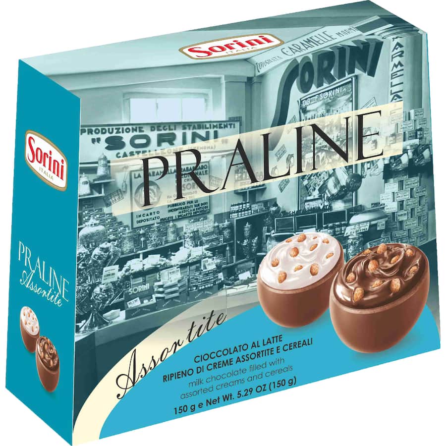 Sorini Bauletto Chocolate Assorted Praline Box