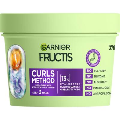 garnier fructis hair mask curls method 100h hydration