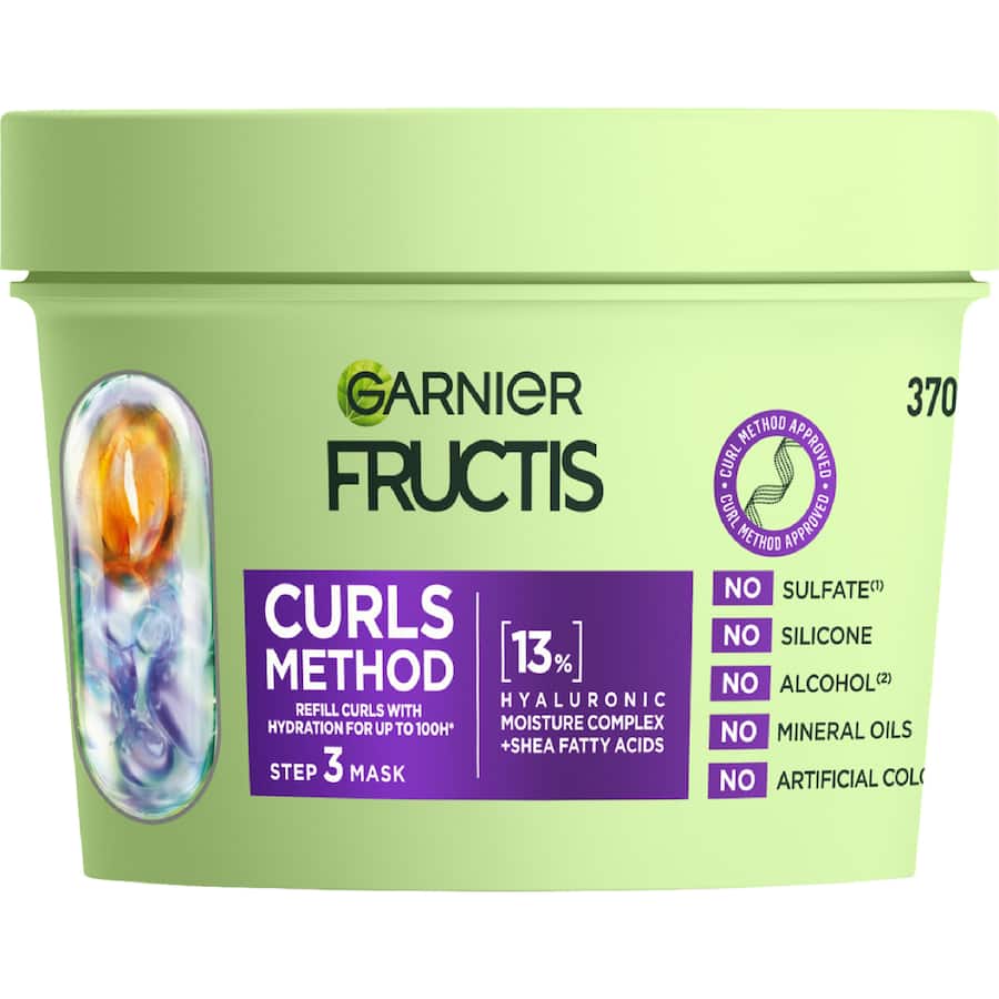 Garnier Fructis Hair Mask Curls Method 100H Hydration