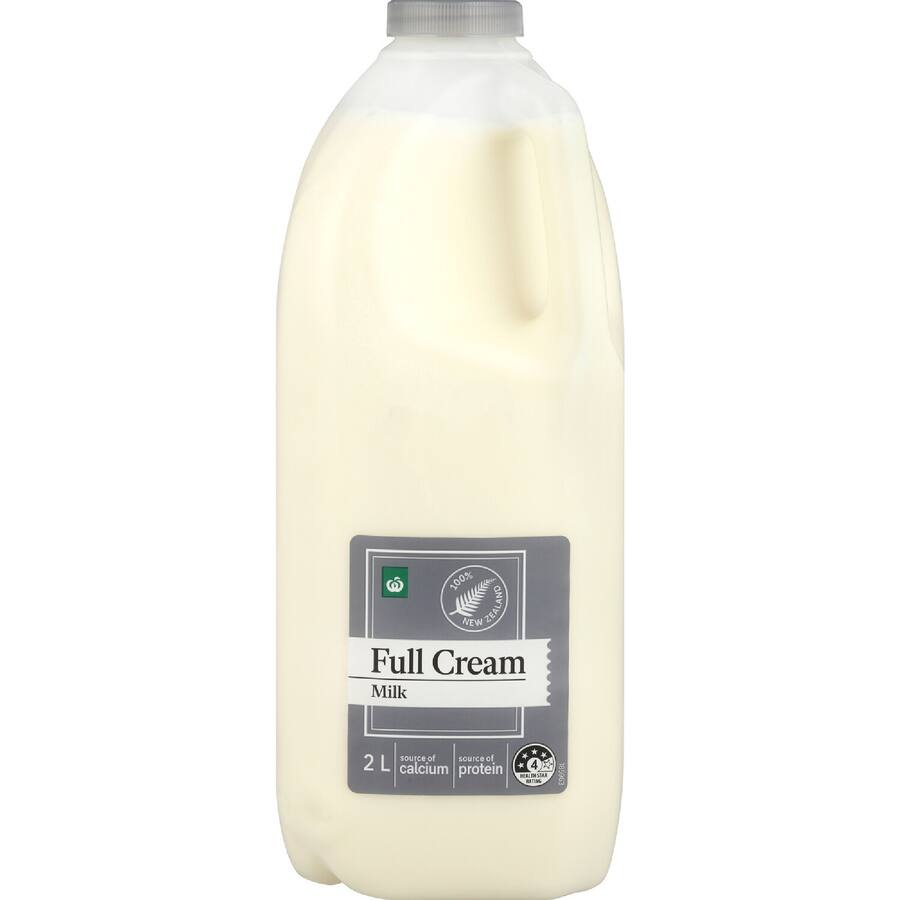 Woolworths Milk Full Cream 4% Milk Fat