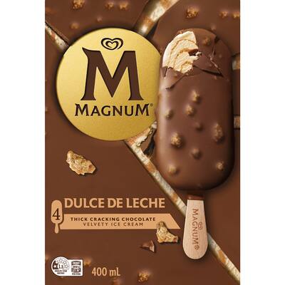 magnum ice cream dulce de leche sticks
