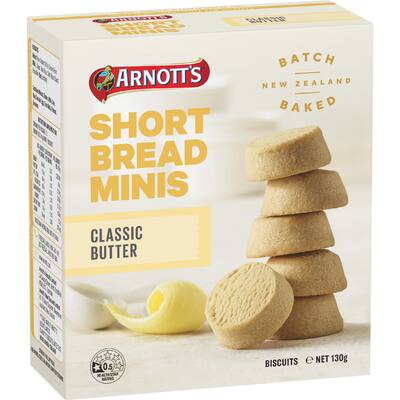 arnott's minis shortbread classic