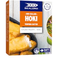 sealord fish fillets hoki tempura batter