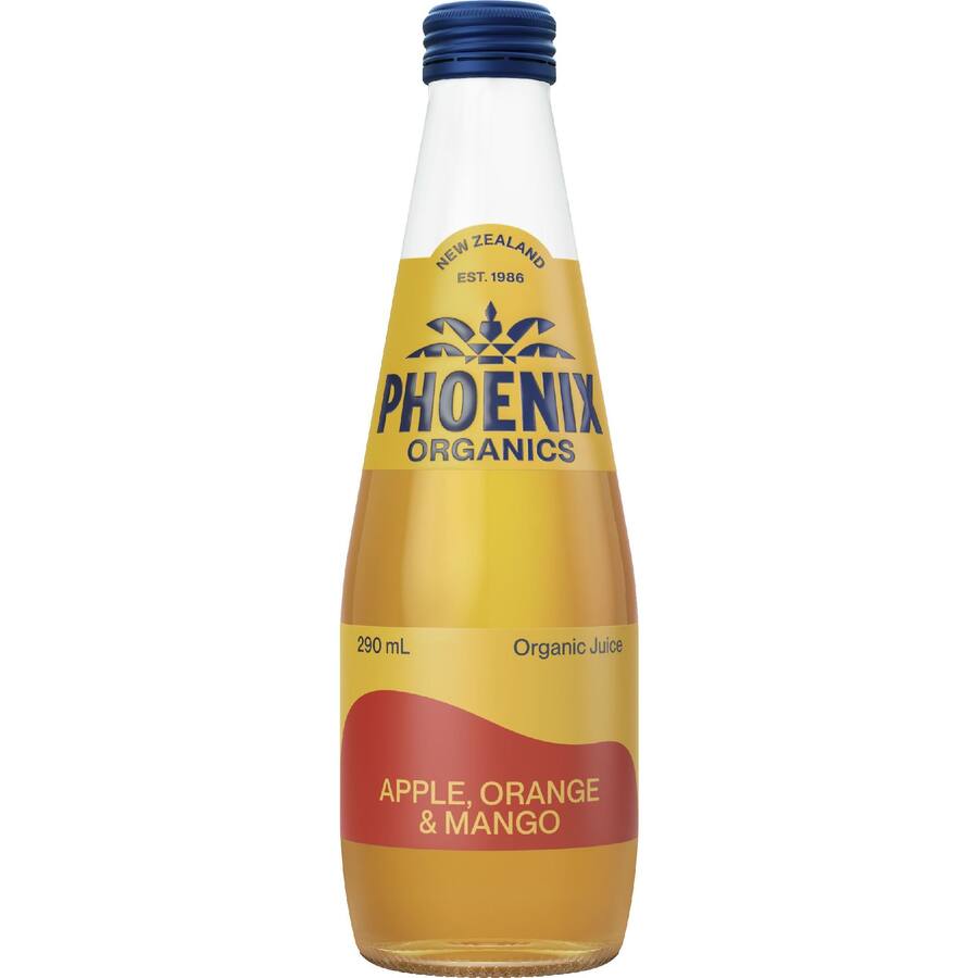 Phoenix Organic Chilled Juice Apple Orange & Mango