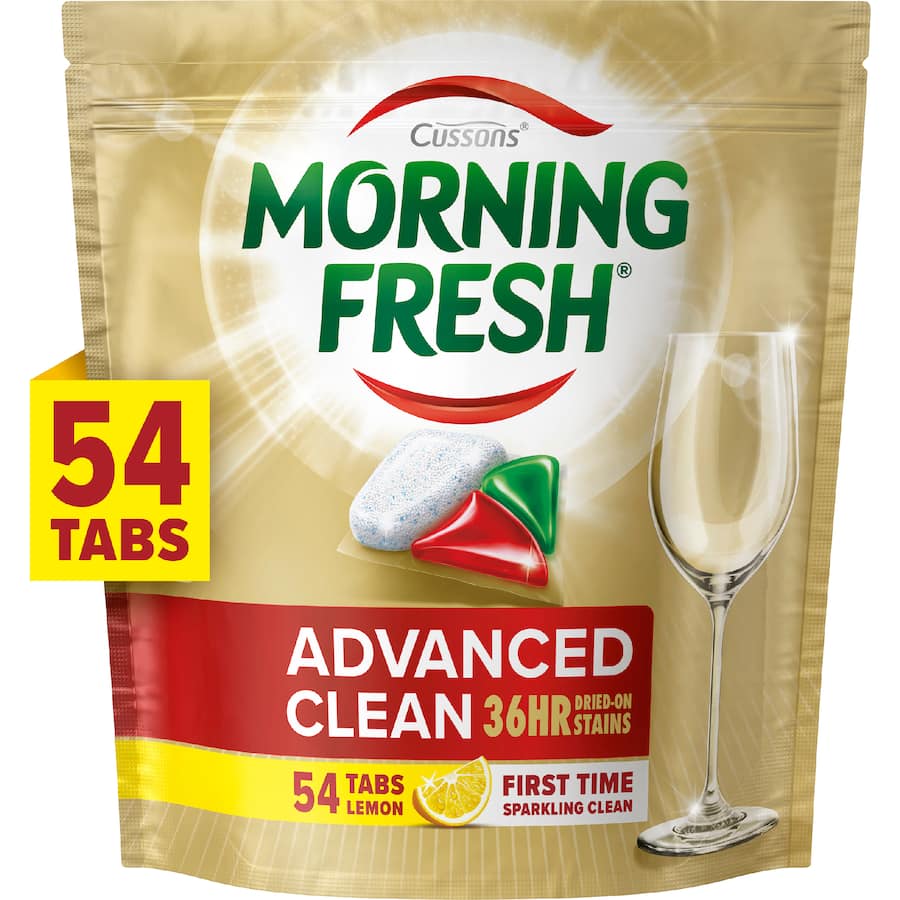 Morning Fresh Advanced Clean Dishwasher Tablets Lemon