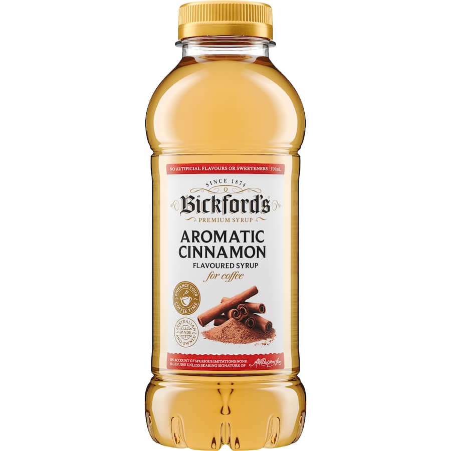 Bickford's Coffee Syrup Aromatic Cinnamon