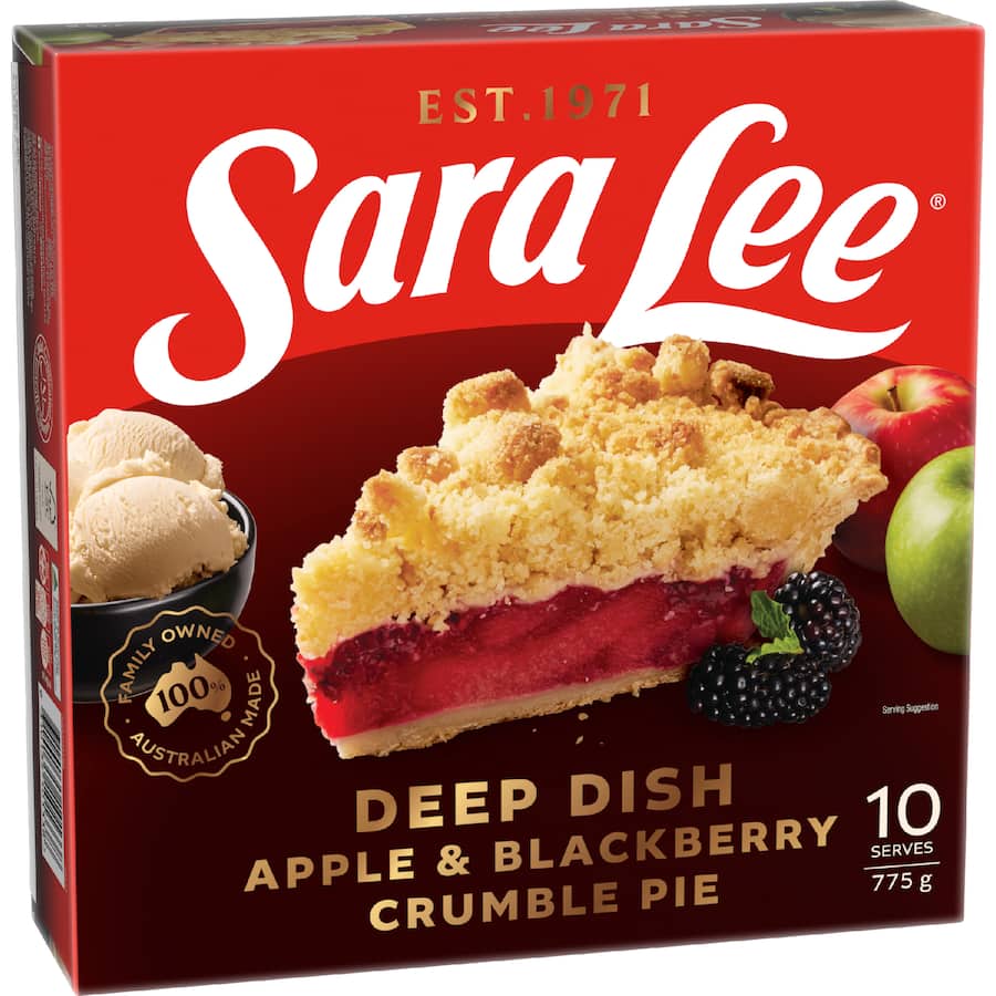 Sara Lee Crumble Pie Deep Dish Apple & Blackberry