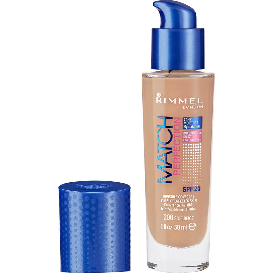 Rimmel London Match Perfection Foundation 200 Soft Beige