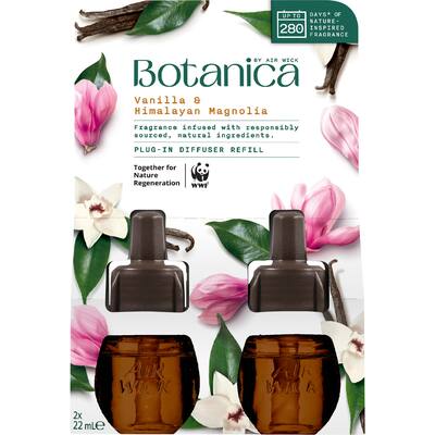 air wick botanica scented oil air freshener vanilla & himalayan magnolia