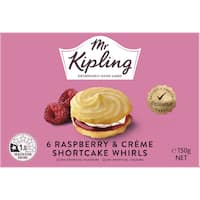 Mr Kipling Shortcake Whirls Raspberry & Creme