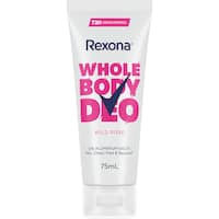 rexona women whole body deodorant cream wild rose (75mL)