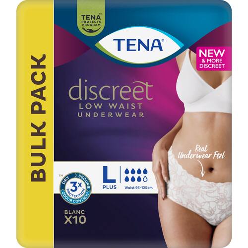Tena Womens Continence Pants Large Medium Protection