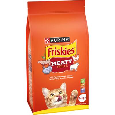 friskies dry cat food meaty grills