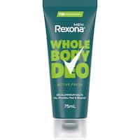 rexona men whole body deodorant cream active fresh (75mL)