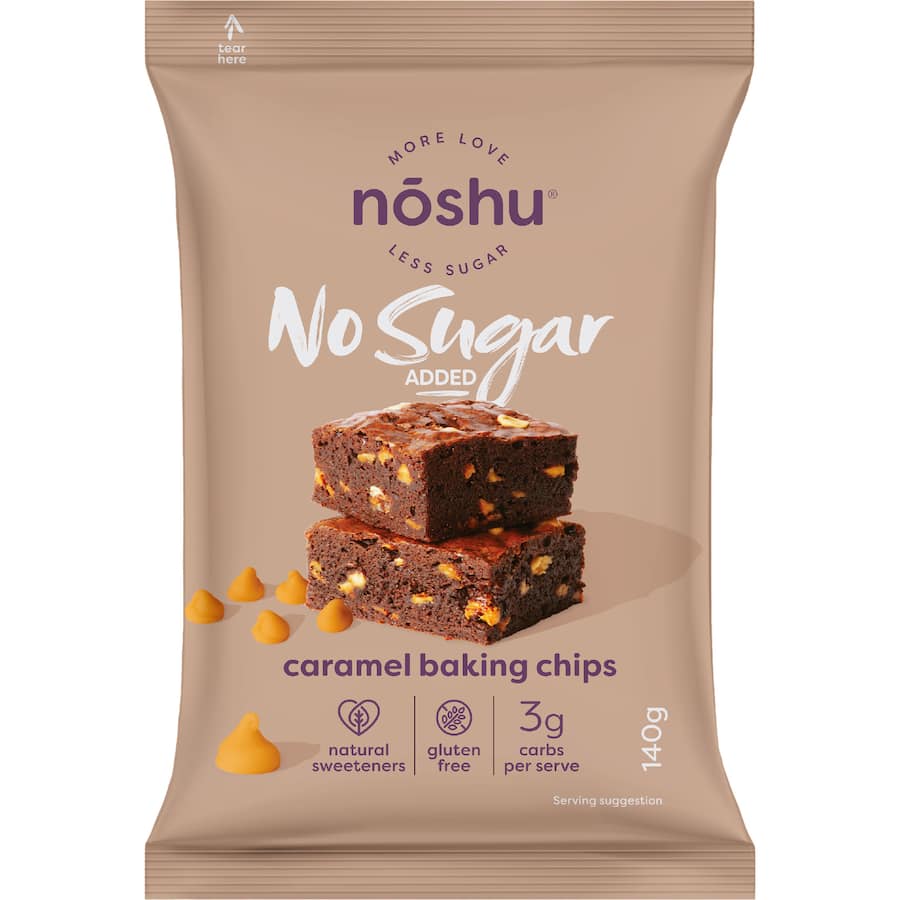 Noshu Baking Chocolate No Sugar Added Caramel