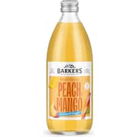 barker's soda syrup peach & mango