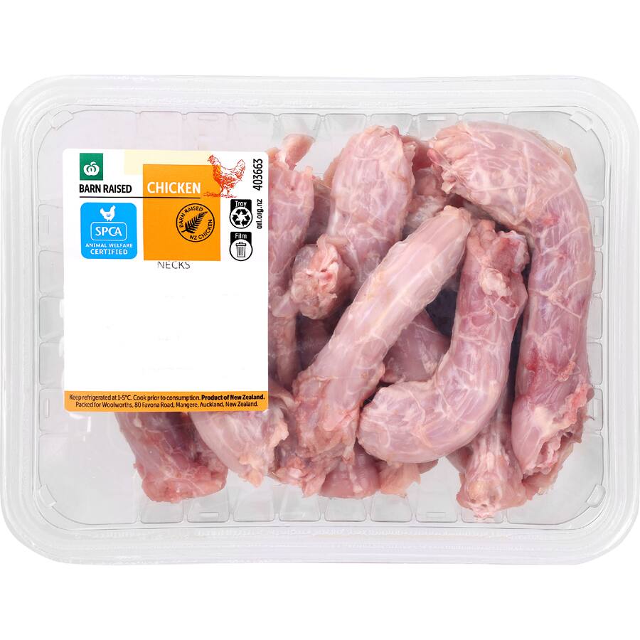Woolworths Chicken Necks Medium Tray