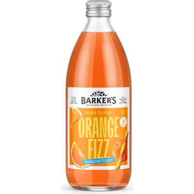 barker's soda syrup orange fizz