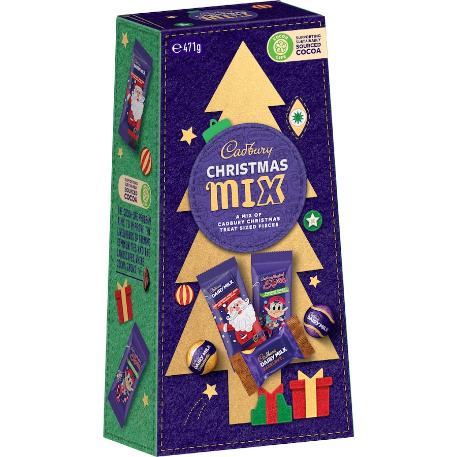 Cadbury Chocolate Gift Christmas Tree Gift Box