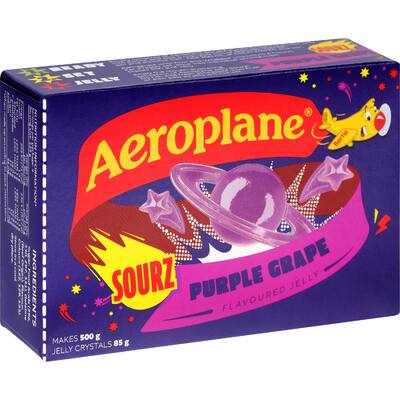 aeroplane sour jelly purple grape
