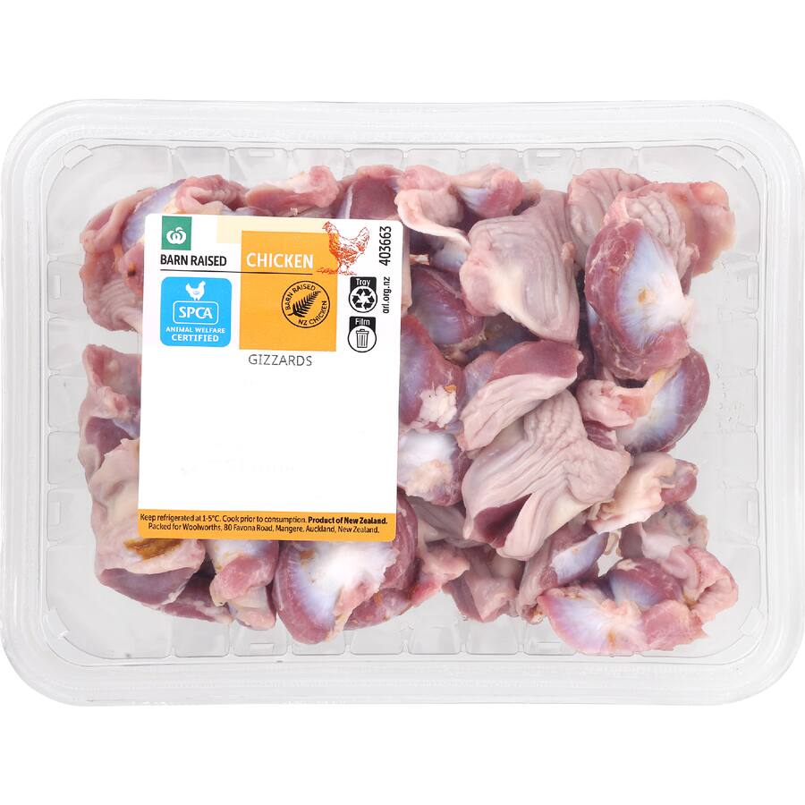 Woolworths Chicken Gizzards Medium Tray