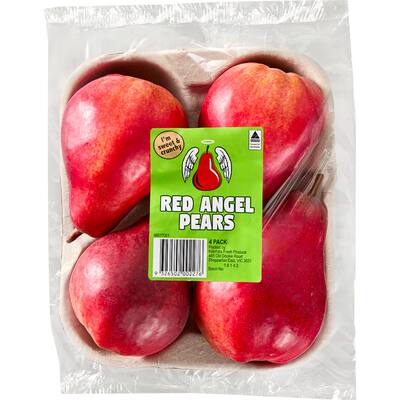 fresh fruit red angel pears 