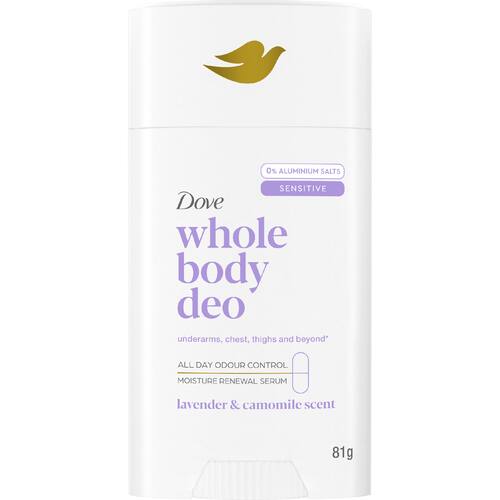 Dove Women Whole Body Deodorant Stick Lavender Camomile