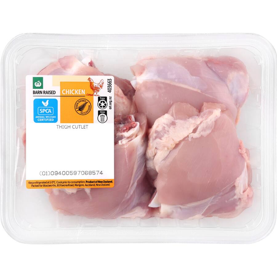 Woolworths Chicken Thigh Cutlets Medium Tray
