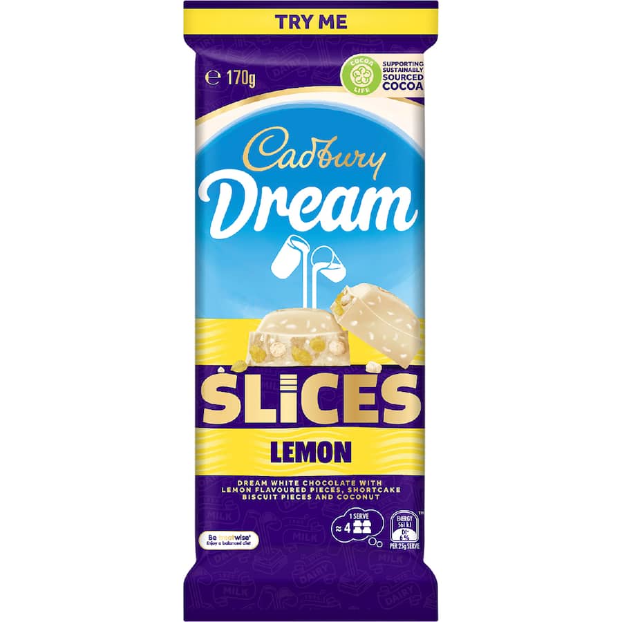Cadbury Slice Dream Slices Lemon