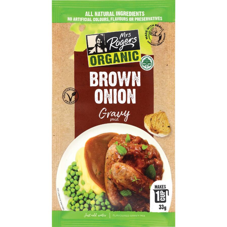Mrs Rogers Gravy Organic Gravy Brown Onion