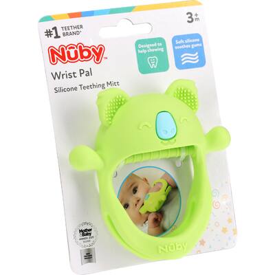 nuby teethers mitt mini koala silicone