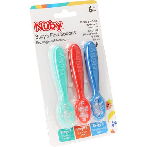 Nuby Baby Cutlery My First Spoons