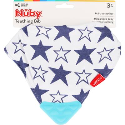 nuby bandana bib with teething corner