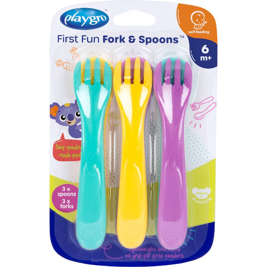 Playgro Baby Fork & Spoon Set